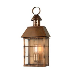 Aplică HYDE PARK, alamă, H:46.5cm, IP44, HYDE-PARK-BR