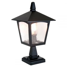 Pitic YORK, aluminiu negru, 1xE27, H:31,5cm, IP23, BL7-BLACK