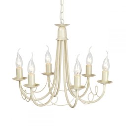 Candelabru MINSTER, auriu ivoriu, H:107.5cm, 6 becuri, MN6-IV-GOLD