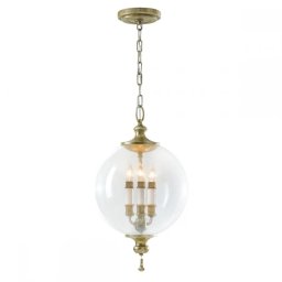 Lustra Argento FE-ARGENTO-P, 3xE14, D:30,5 cm, H:216,8 cm, argintiu oxidat