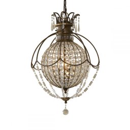 Candelabru casa scării BELLINI, bronz, H:77.5-287.5cm, 3 becuri, FE-BELLINI3