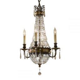 Candelabru BELLINI, bronz, H:222.5cm, 4 becuri, FE-BELLINI4