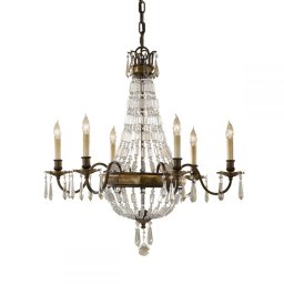 Candelabru BELLINI, bronz, H:234cm, 6 becuri, FE-BELLINI6