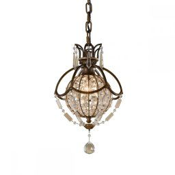 Pendul Bellini FE-BELLINI-P, 1xE14, D:22,2 cm, bronz