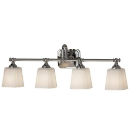 Aplică orientata în jos CONCORD, crom, H:25.7cm, 4 becuri, FE-CONCORD4-BATH