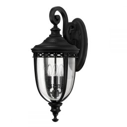 Aplică ENGLISH BRIDLE Large, negru, H:62.2cm, IP44, 3 becuri, FE-EB2-L-BLK