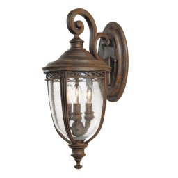 Aplică ENGLISH BRIDLE Medium, bronz, H:50cm, IP44, 3 becuri, FE-EB2-M-BRB