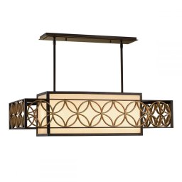 Suspensie REMY, bronz, H:191.8cm, 4 becuri, FE-REMY-P-A