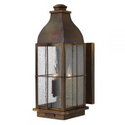 Aplică Bingham L, alama cu finisaj bronz sienna, H:53,3 cm, IP44, 3 becuri, HK-BINGHAM-L