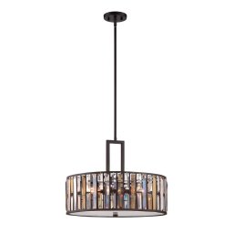 Pendul GEMMA, bronz, H:154.3cm, 3 becuri E27, HK-GEMMA-P-C-VBZ