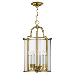 Pendul GENTRY Large, alamă, H:378.9cm, 6 becuri, HK-GENTRY-P-L-PB