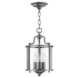 Pendul GENTRY Small, argintiu, H:192.5cm, 3 becuri, HK-GENTRY-P-S-PW