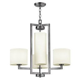 Lustra HAMPTON, nichel, H74-222cm, 4 becuri, HK-HAMPTON4