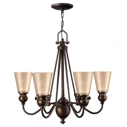 Candelabru MAYFLOWER, bronz, H:221.4cm, 6 becuri, HK-MAYFLOWER6