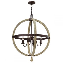 Candelabru MIDDLEFIELD, ruginiu, H:336.2cm, 4 becuri, HK-MIDDLEFIELDP4