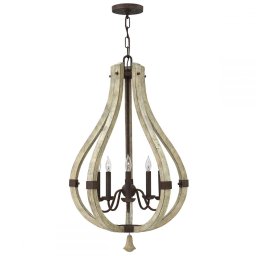 Lustră MIDDLEFIELD, ruginiu, H:341.3cm, 5 becuri, HK-MIDDLEFIELD5