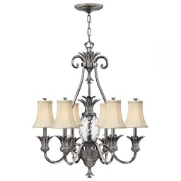 Candelabru PLANTATION, nichel, H:250.5cm, 7 becuri, HK-PLANT7-PL