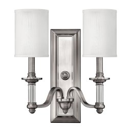 Aplică SUSSEX, nichel, H:40cm, 2 becuri, HK-SUSSEX2