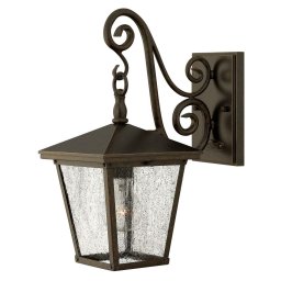 Aplică TRELLIS Small, bronz, H:38.7cm, IP44, HK-TRELLIS2-S