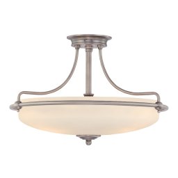 Plafonieră GRIFFIN, nichel, H:35.6cm, 4 becuri, QZ-GRIFFIN-SFM-AN