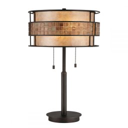 Veioză LAGUNA, cupru, H:63.5cm, 2 becuri, QZ-LAGUNA-TL