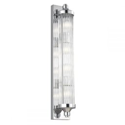Aplică LED baie PAULSON, L:74cm, IP44, crom, 4xG9, FE-PAULSON-W4