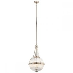 Pendul Aster KL-ASTER-P-PN, 3xE14, D:38,4 cm, nichel