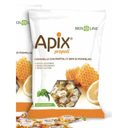 Bomboane cu propolis, seminte de grapefruit, eucalipt, menta si cimbru Apix Propoli 50g Bios Line