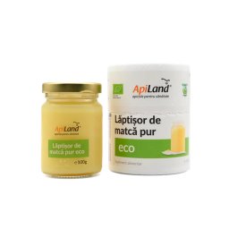 Laptisor de matca pur bio in cutie izoterma 100g Apiland