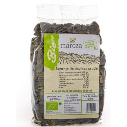 Seminte bio de dovleac crude 250g Maroza