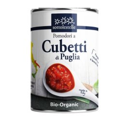 Rosii cuburi bio din Puglia 400g Sottolestelle