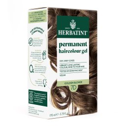 Vopsea pentru par blond auriu 7D Herbatint