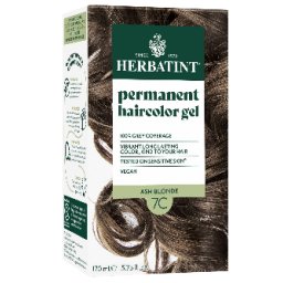 Vopsea pentru par blond cenusiu 7C Herbatint