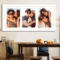 Tablou Canvas Colaj Personalizat 3 Poze TPCD1A (Dimensiune LxH: 200x100cm)