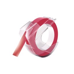 Etichete embosabile 3D compatibile DYMO Omega 9 mm roz pentru organizare acasa si identificarea obiectelor personale 520105