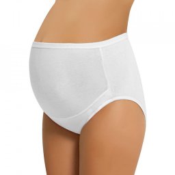 Chilot Prenatal Gravide NBB Lingerie, Bumbac 95%, Alb