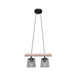 Lustră pe cablu WOODSTOCK 2xE27/15W/230V