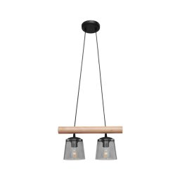 Lustră pe cablu WOODSTOCK 2xE27/15W/230V