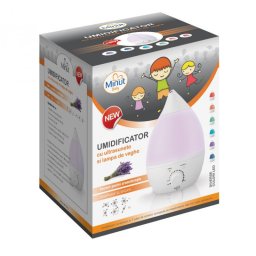 Minut Baby Jf-010 umidificator ultrasunete, cu ionizare, lampa de veghe si aromaterapie 2.8l
