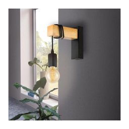 Eglo 32917 - Aplică perete TOWNSHEND 1xE27/10W/230V