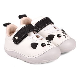 Pantofi Fetite BIBI Grow Alb/glitter Panda