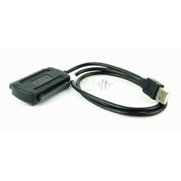 Adaptor portabil USB 2.0 la HDD SATA/IDE 2.5"+3.5", Gembird AUSI01