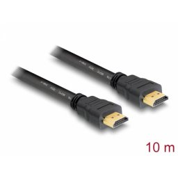 Cablu HDMI 4K v1.4 T-T 10m Negru, Delock 82709
