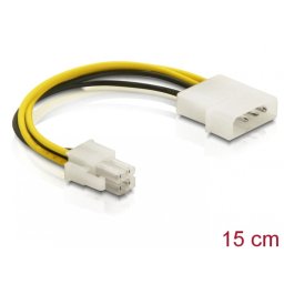 Cablu intern alimentare P4 (Intel) la Molex 15cm, Delock 82391