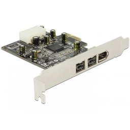 PCI Express Firewire 2 porturi B + 1 port A, Delock 89153