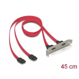 Bracket 2x SATA intern la 2x eSATA extern, Delock 65116
