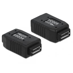 Adaptor USB micro A+B la USB micro A+B mama M-M, Delock 65034