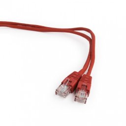 Cablu retea UTP Cat.5e 2m rosu, Gembird PP12-2M/R