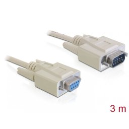 Cablu prelungitor Serial 9T-9M 3m, Delock 84289