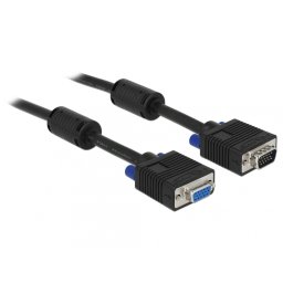 Cablu prelungitor SVGA 15T-15M, ecranat 5m, Delock 82566